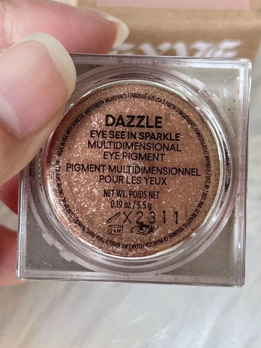 New GXVE Eye See In Sparkle MultiDimensional Eye Pigment Powder~Dazzle~Full Size - Picture 2 of 3